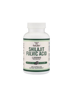 Double Wood Supplements Shilajit Resin (120 Capsules)