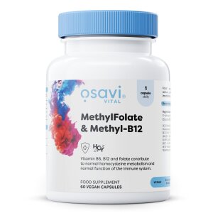 MethylFolate & Methyl-B12 - 60 vegan caps