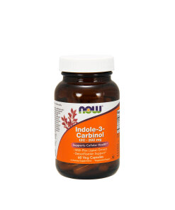 NOW Indole-3-Carbinol (I3C) 200 mg (60 Veg Capsules)