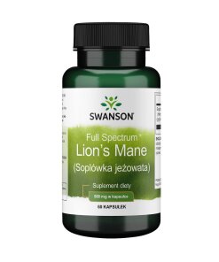 SWANSON FS Lion's mane (soplówka je¿owata) 60 kaps