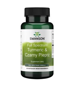 SWANSON FS Turmeric Czarny pieprz 60 kaps