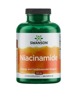 SWANSON Niacinamide 500mg 250 kaps