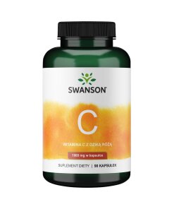 SWANSON Witamina C1000 + dzika ró¿a 90 kaps