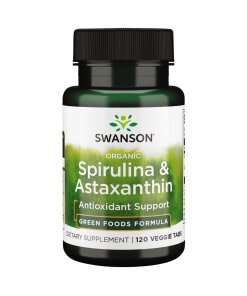 Spirulina & Astaxanthin - 120 veggie tablets
