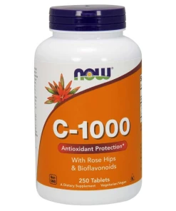 Vitamin C-1000 with Rose Hips & Bioflavonoids - 250 tablets