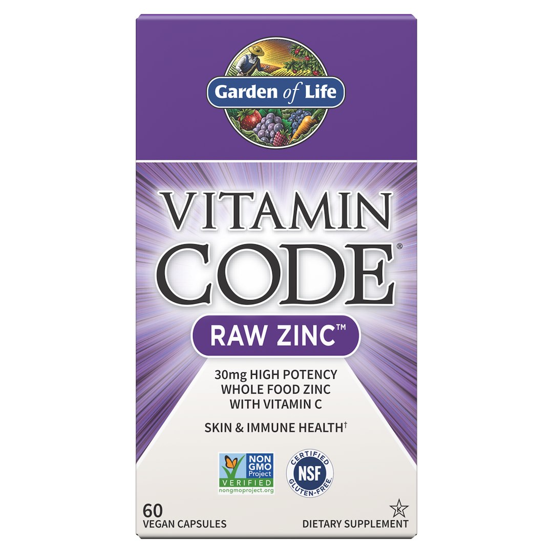 Vitamin Code Raw Zinc - 60 vegan caps
